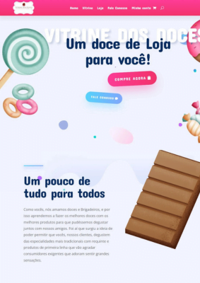 Landing 15 Vitrine dos doces 400